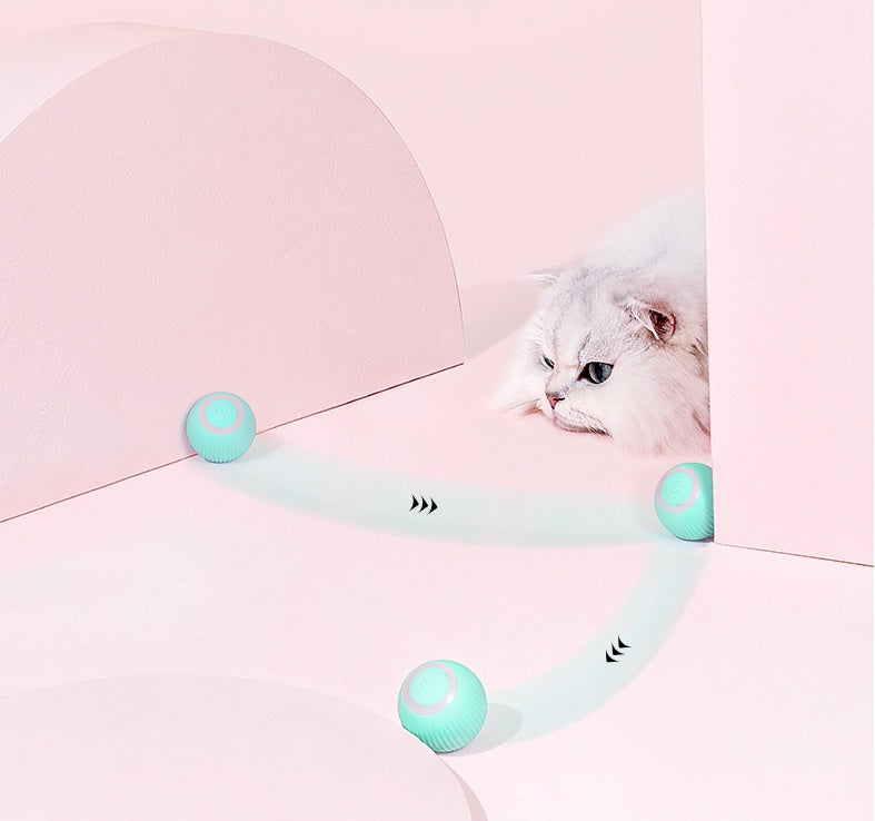 Rechargeable Self-Moving Cat Ball
