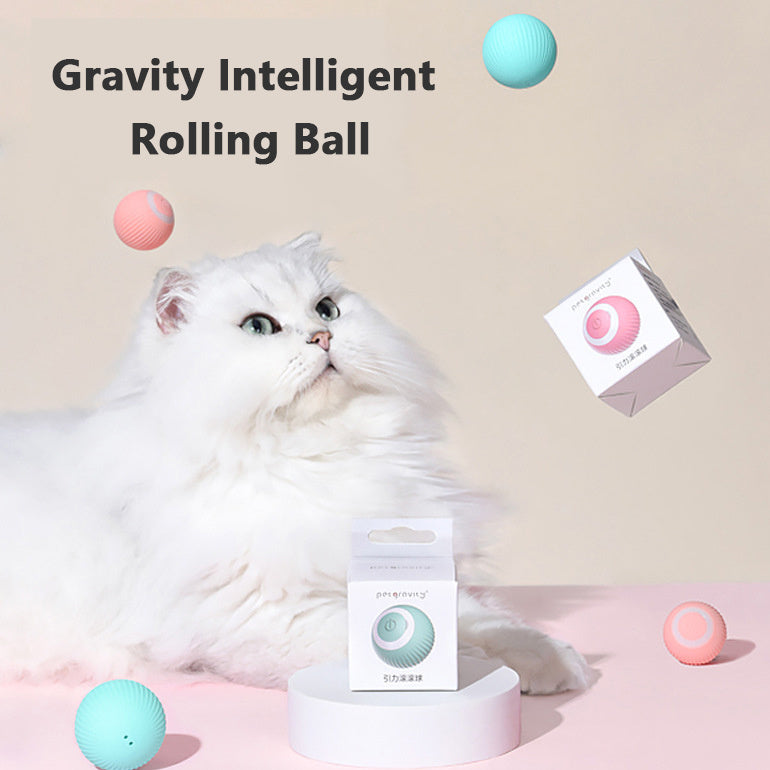 Rechargeable Self-Moving Cat Ball