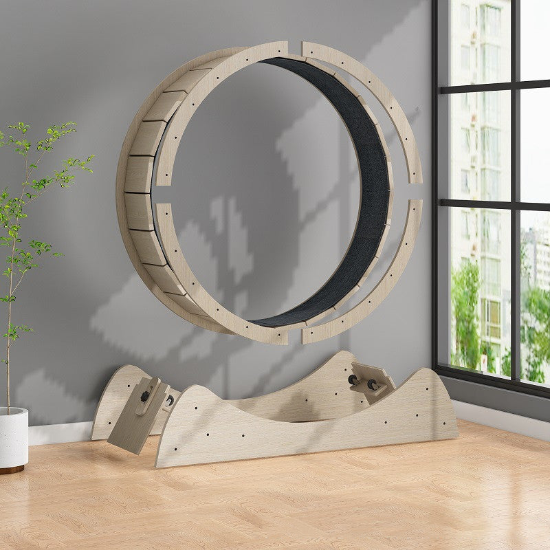 Wooden Cat Exercise Wheel